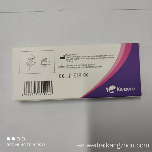 Kit de prueba de saliva de saliva covid-19